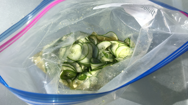 I took this photo. These pickled cucumbers are gonna be good as hell in like an hour.